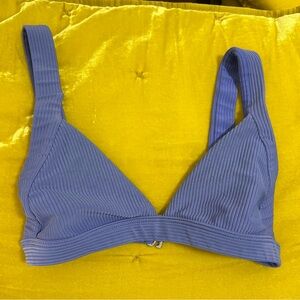 Frankie’s Bikinis “Willa” ribbed bikini Swimsuit‎ Triangle Top purple Swim Small